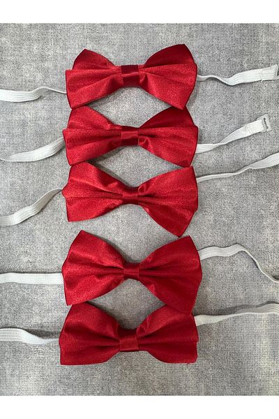 Dıgıl Kids 5 Pack Red Boy's Bow Tie