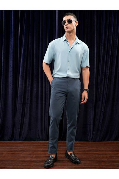 Highlander By Styli Mid Rise Regular Fit Trousers