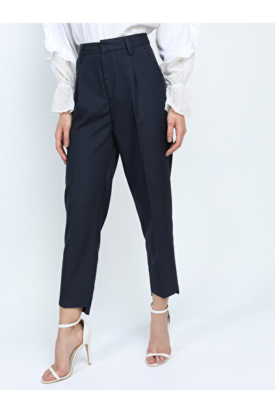 Tokyo Talkies By Styli Mid Rise Tapered Trousers with Belt Loop