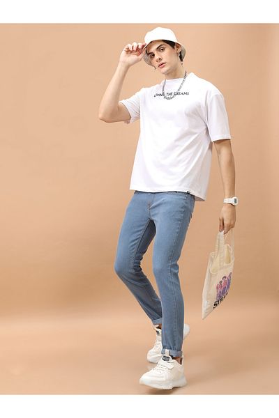 Highlander By Styli Mid-Rise Straight Fit Stretchy Jeans