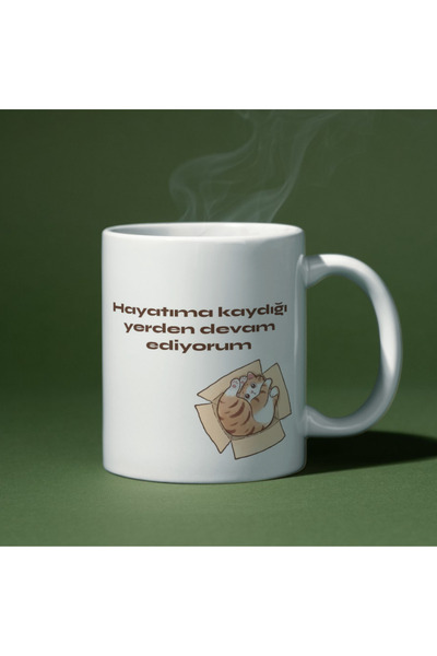 rk tasarım I Continue from Where My Life Ended Written Fun Special Design Pri...