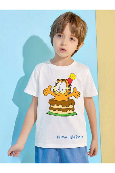 New Shine Δώρο 1 μπλουζάκι για αγορές 6 και άνω στο καλάθι - Παιδικό μπλουζάκι με κοντό μανίκι με στάμπα