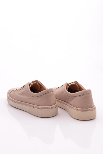 DGN Γυναικεία παπούτσια με κορδόνια με επίπεδη σόλα Mink 5662678