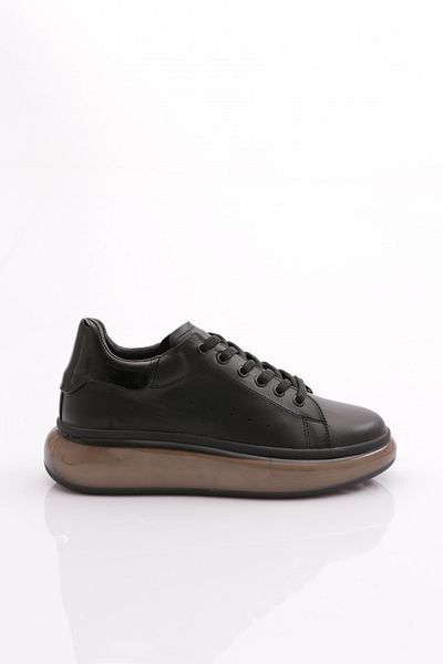 DGN Pantofi de damă din piele lacuită neagră - 21373118