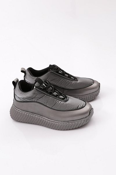 DGN M077 Pantofi sport cu dungi și șireturi pentru femei