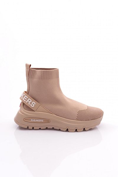 DGN 085 Pantofi sport de damă cu scris pe spate deasupra gleznei