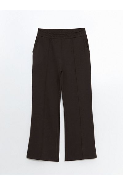 LC Waikiki Lcw Comfort Brown Women's Sweatpants with Elastic Waist