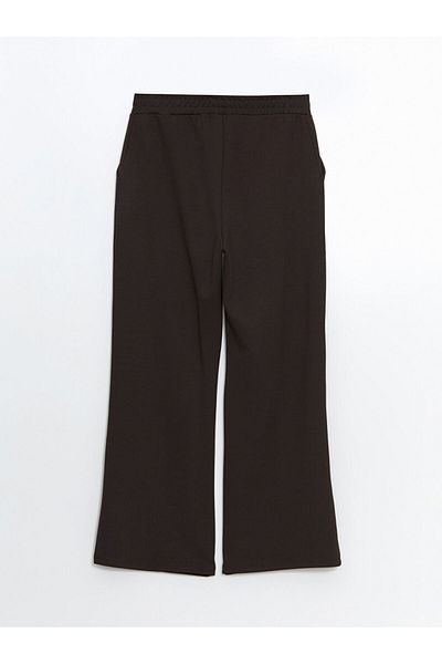 LC Waikiki Lcw Comfort Brown Women's Sweatpants with Elastic Waist