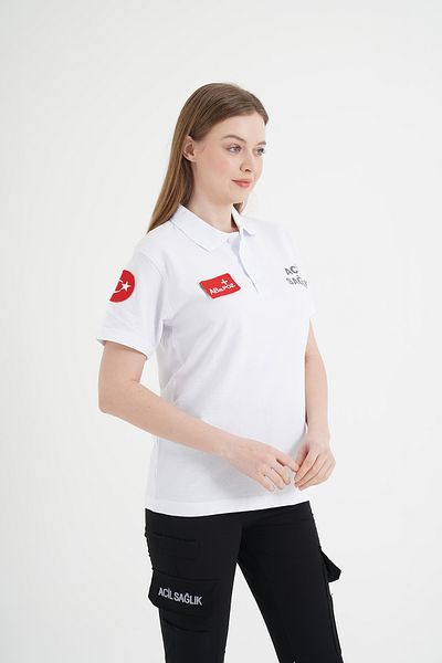 Ekg Medikal Tricou Lacost pentru îngrijirea sănătății de urgență (unisex)