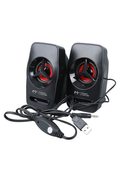 nelerbulurum ŞIK TASARIMLI TAK ÇALIŞTIR 1+1 USB PC TV LAPTOP MİNİ HOPARLÖR - SPEAKER (2*3 WATT - 4 OHM)