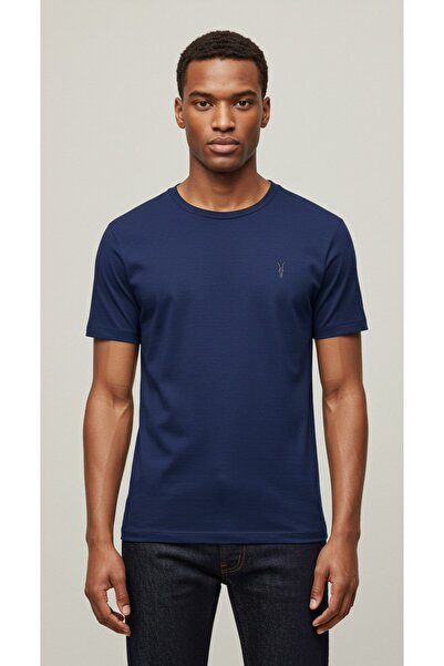 Kozik Ανδρικό T-Shirt Multi-Standard Cut Crew Neck 100% βαμβακερό πακέτο T-Shirt 5 τεμαχίων