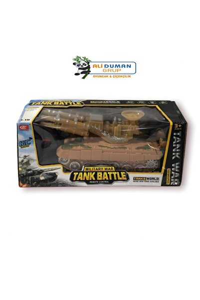 SUDESA OYUNCAK PİLLİ UZAKTAN KUMANDALI ASKERİ SAVAŞ TANKI 372-1A ( İLERİ - GERİ - SAG - SOL )