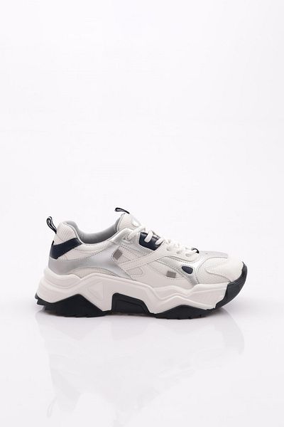 DGN 65137 Pantofi sport pentru femei cu șireturi cu talpă groasă