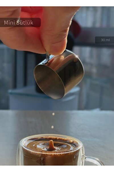 Jet's Home Mini Sütlük Paslanmaz Kahve Yanı Sütlüğü Çelik 30 ml
