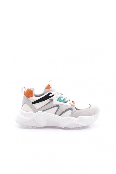 DGN Ice Orange Women's Sneakers - Lace-Up and Thick Sole Multi 762533138