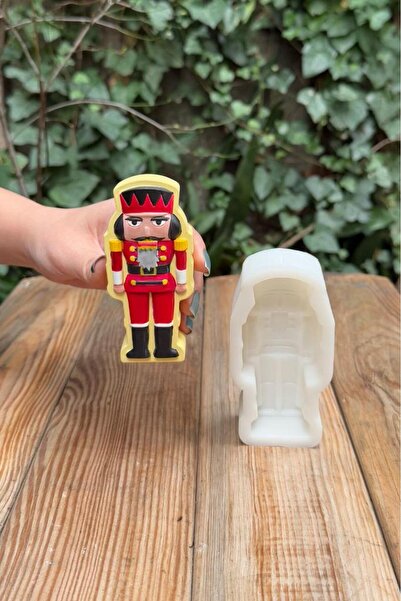 rufus concept Kurşun Asker 2D Tekli Silikon Mum Kalıbı