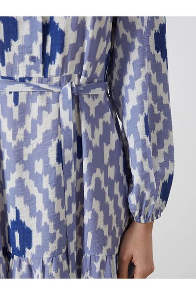 LC Waikiki Rochie de damă cu model LCW Modest Blue Judge Guler