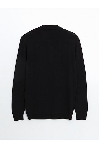 LC Waikiki Southblue Polo Neck Men's Knitwear Sweater