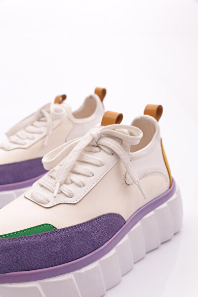 DGN White Lilac Women's Sneakers - 61833410