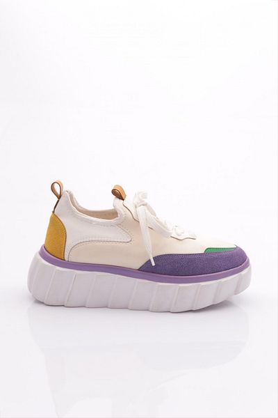 DGN Pantofi de damă alb liliac - 61833410