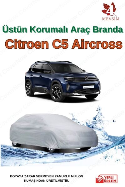AutoEN Citroen C5 Aircross Oto Brandası Araba Çadırı - GRİ