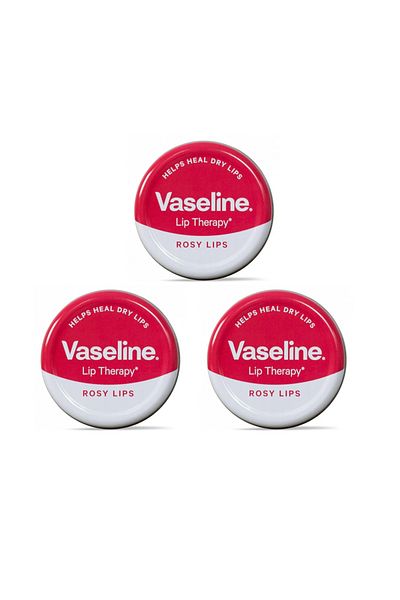 Vaseline Rose Lip Balm 20g Pack of 3