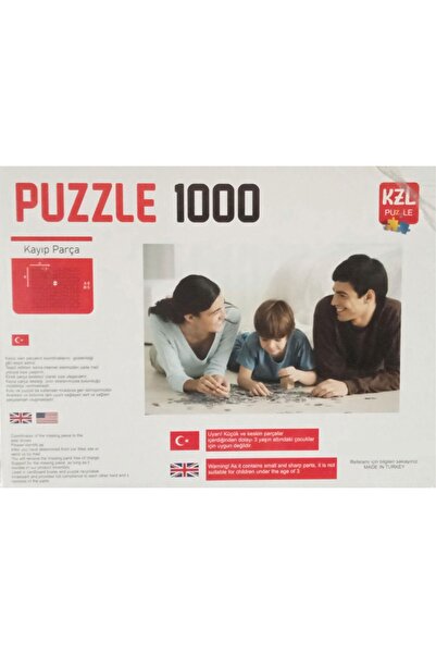 AKILLIELMA -KZL PUZZLE SAHİL KASABASI 1000 PARÇA PUZZLE PAZIL 68X48 CM
