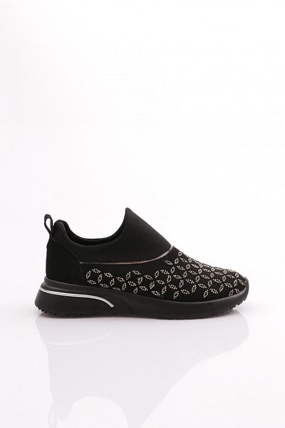 DGN Black Suede Sneaker with Iron Stone - 51535105