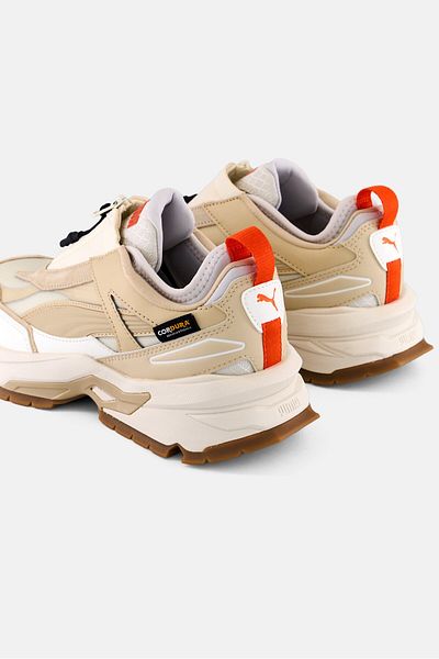 Puma x Select Men Nano Shield Il Zipper Closure Outdoor Shoes, Beige Combo