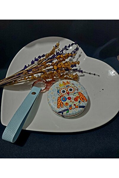 Aynalı anahtarlık çanta aksesuarı