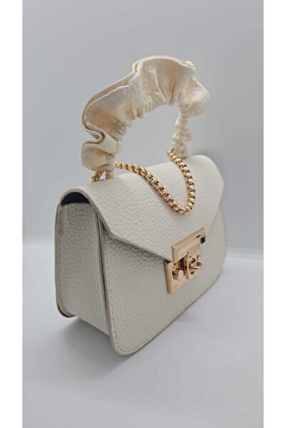 ALFA AKSESUAR 03 حقيبة أطفال كريمية – جلد صناعي، حجم صغير، تصميم أميرة