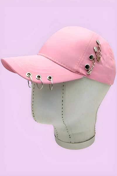 Trenderrs Καπέλο με ρυθμιζόμενο Unisex K Pop Design Piercing Cap
