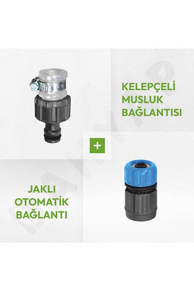 Bahyap Clamped Tap Connection + Automatic Hose Connection with Jack