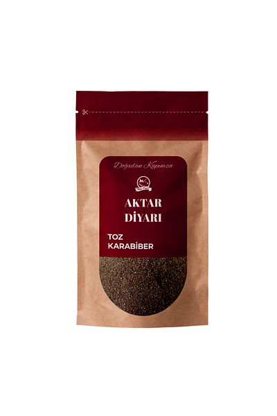 Aktar Diyarı Powdered Black Pepper 1 Ci Class 250 Gr