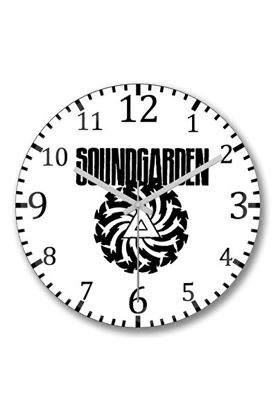 BASKI DÜNYASI Ceas de perete Soundgarden3 din sticlă autentică bombată
