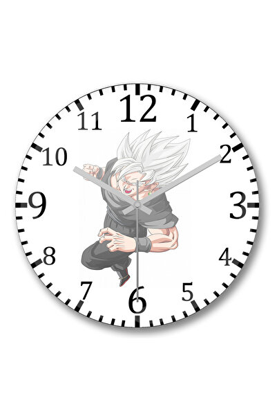 BASKI DÜNYASI ساعة حائط Kp Dragon Ball من الزجاج الحقيقي المنحني