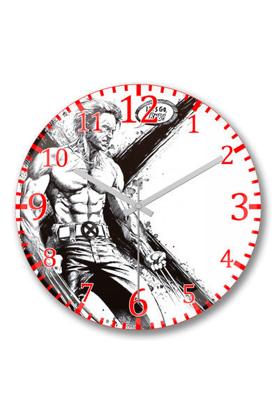 BASKI DÜNYASI Camisete A Pedido ساعة حائط من الزجاج الحقيقي المنحني