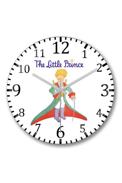 BASKI DÜNYASI Ceas de perete Micul Prinț Sticlă Reală Curbată