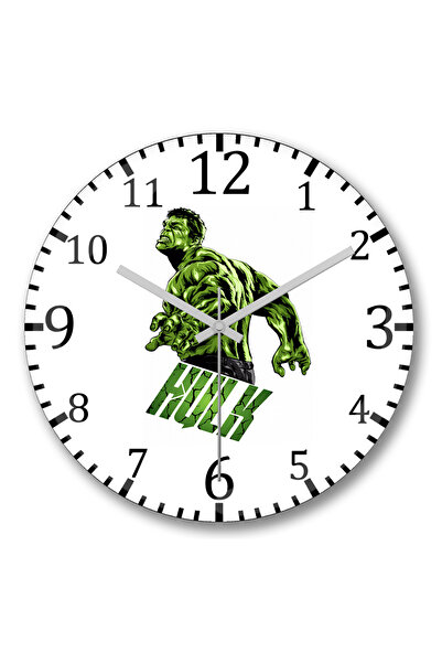 BASKI DÜNYASI ساعة حائط إنديو يامام من الزجاج الحقيقي المنحني