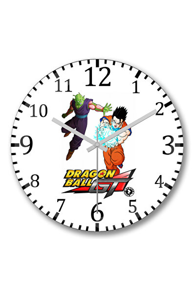 BASKI DÜNYASI Ceas de perete Dragon Ball Gt din sticlă autentică bombată