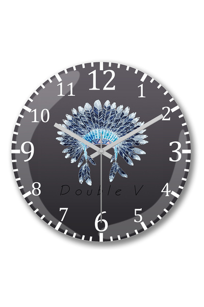 BASKI DÜNYASI ساعة حائط Estado de Transe 2 من الزجاج الحقيقي المنحني