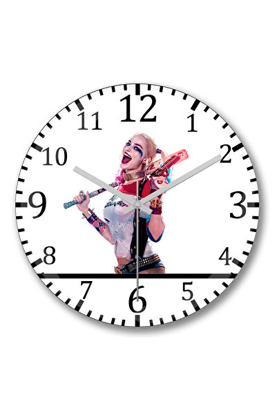 BASKI DÜNYASI Ceas de perete Suicide Squad1 din sticlă autentică bombată