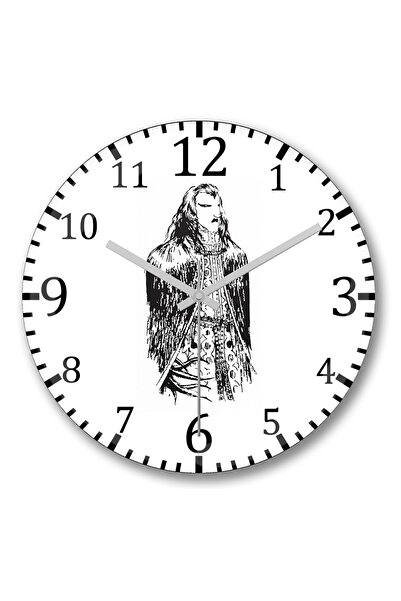 BASKI DÜNYASI ساعة حائط Tzimisce من الزجاج الحقيقي المنحني