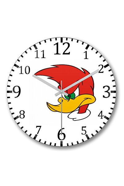 BASKI DÜNYASI ساعة حائط بيكا باو من الزجاج الحقيقي المنحني