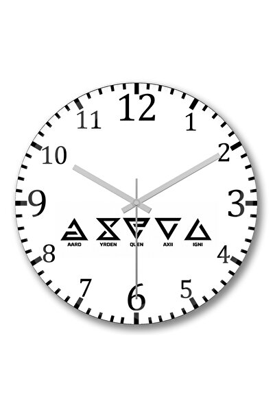 BASKI DÜNYASI Ceas de perete The Walking Dead RickTwd din sticlă autentică bombată