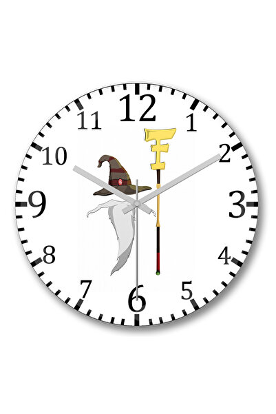 BASKI DÜNYASI Ceas de perete Ferumbras Ruins Tibia din sticlă autentică bombată