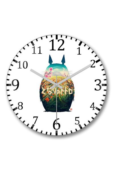BASKI DÜNYASI Ceas de perete Forest Dream din sticlă autentică bombată