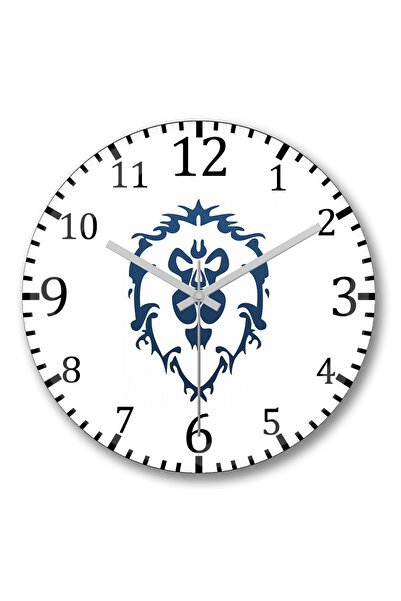 BASKI DÜNYASI Ceas de perete For The Alliance din sticlă autentică bombată