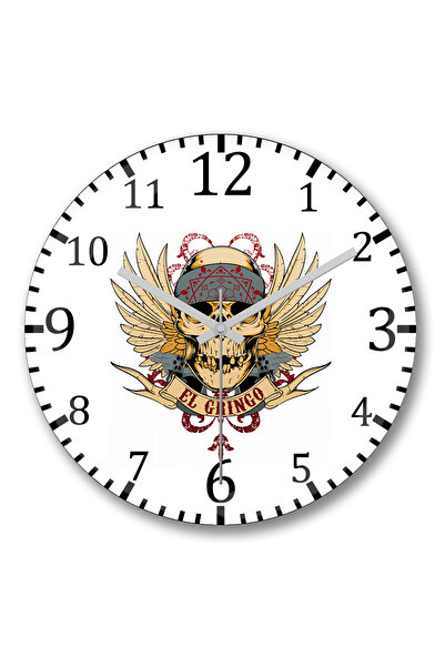 BASKI DÜNYASI Ceas de perete Gringo El Grıngo din sticlă autentică bombată