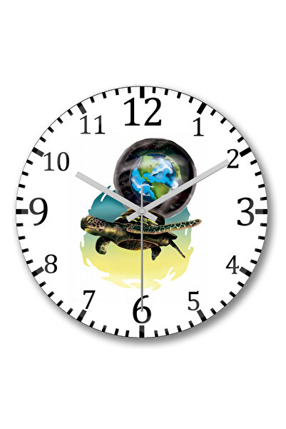 BASKI DÜNYASI Ceas de perete Grande Tartaruga din sticlă autentică bombată